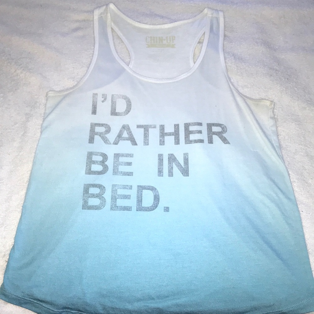 Blue ombré Tank Top